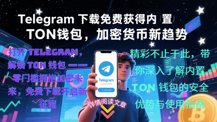 Telegram TON钱包界面展示，加密货币管理