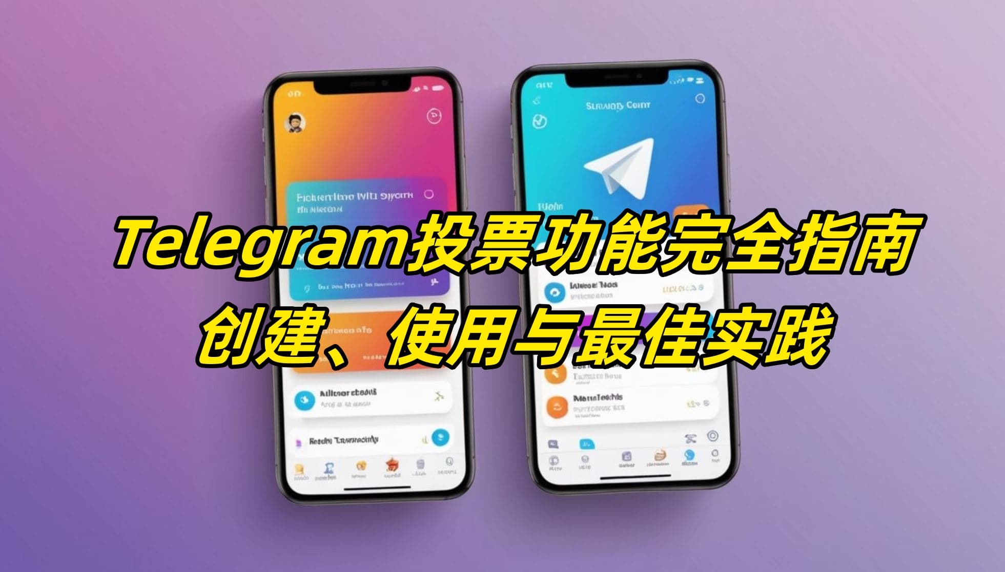 Telegram投票功能完全指南：创建、使用与最佳实践