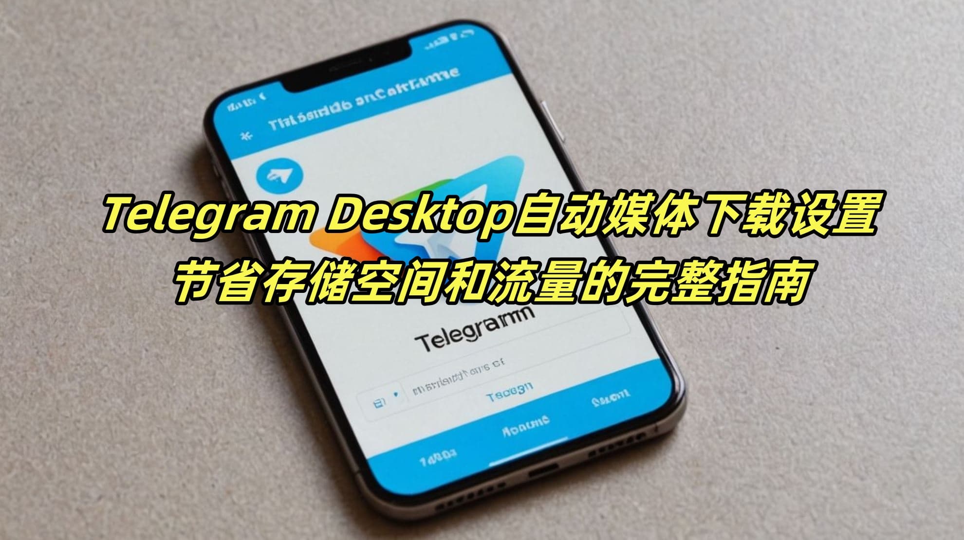 Telegram Desktop自动媒体下载设置：节省存储空间和流量的完整指南