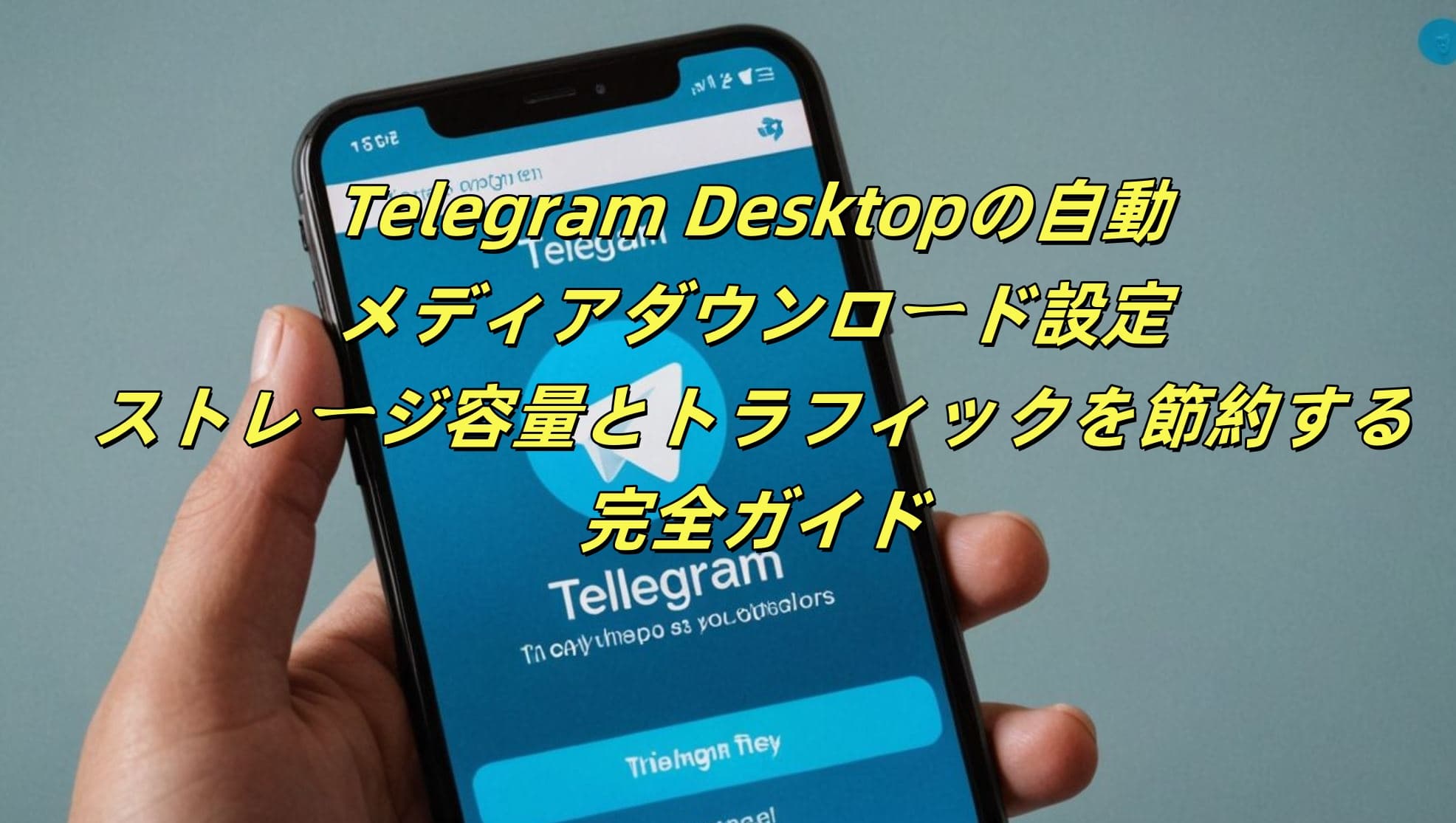 Telegram Desktopの自動メディアダウンロード設定：ストレージ容量とトラフィックを節約する完全ガイド