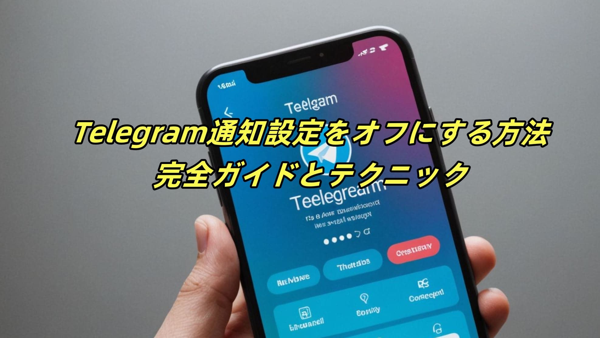 Telegram通知設定をオフにする方法：完全ガイドとテクニック