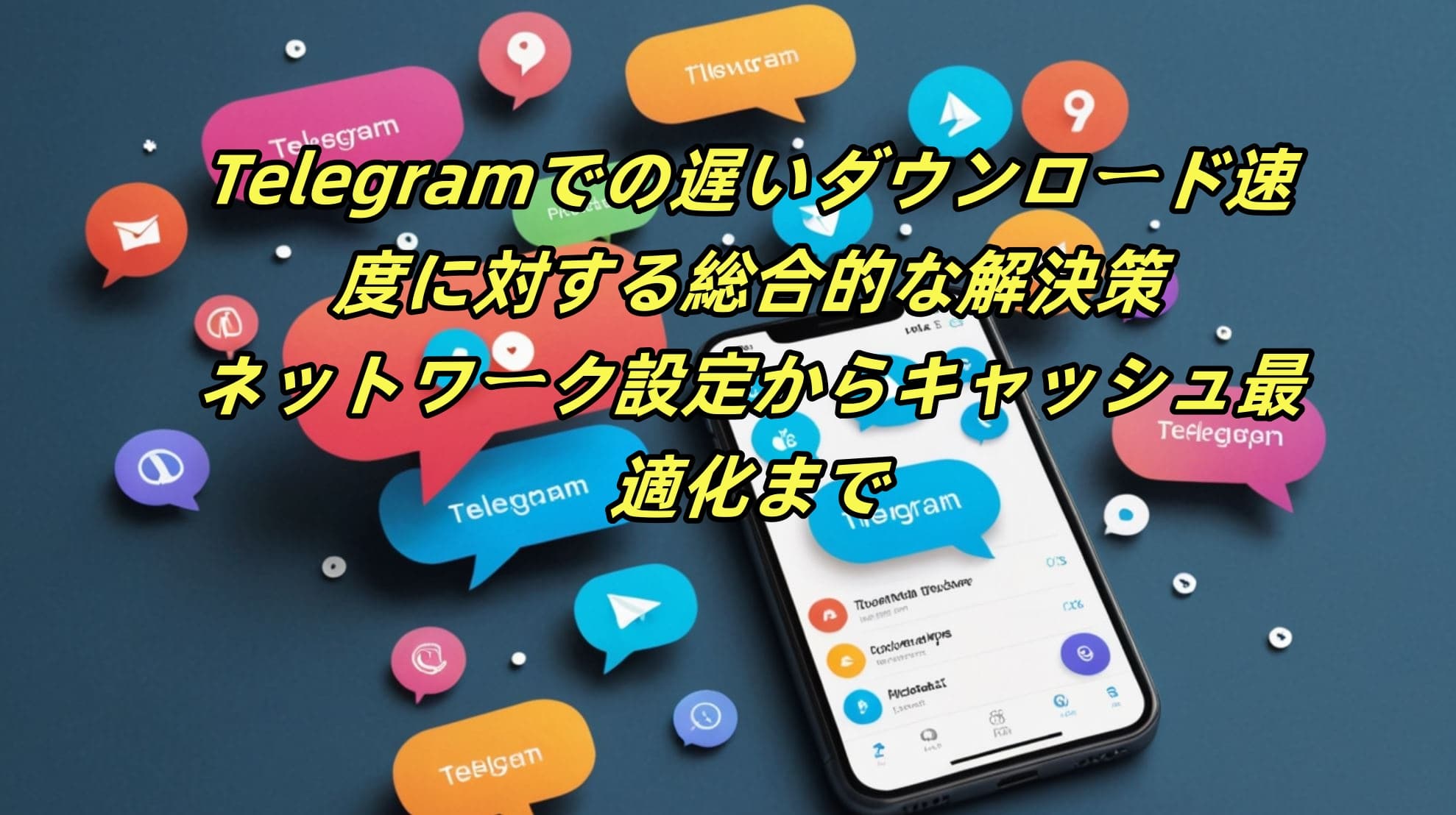 Telegramでの遅いダウンロード速度に対する総合的な解決策：ネットワーク設定からキャッシュ最適化まで