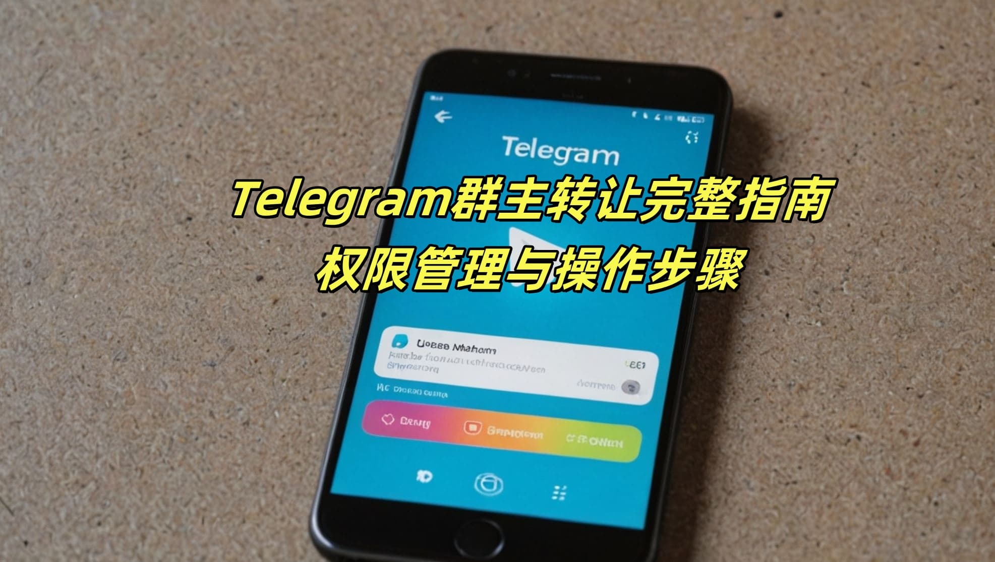 Telegram群主转让完整指南：权限管理与操作步骤