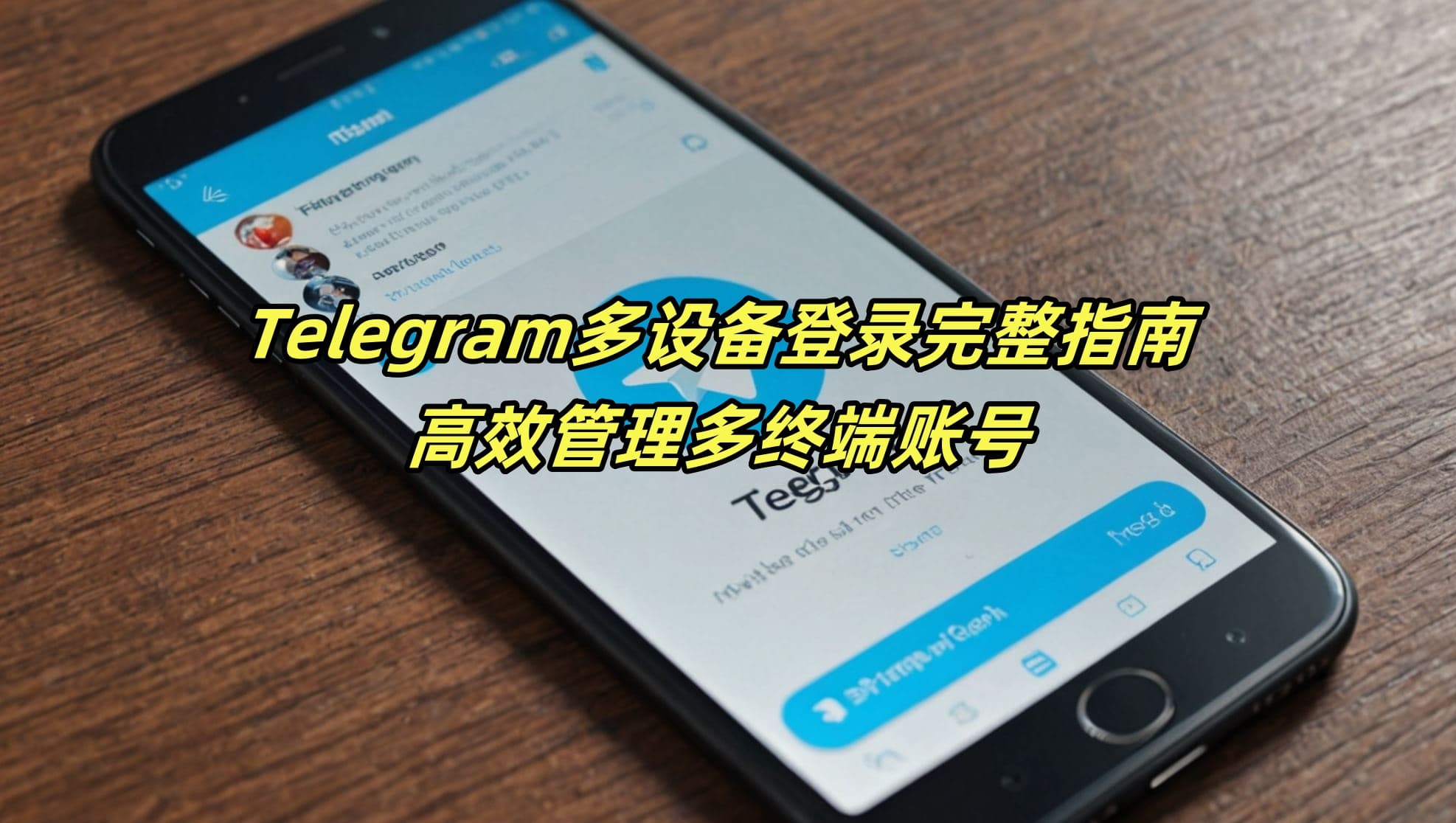 Telegram多设备登录完整指南：高效管理多终端账号
