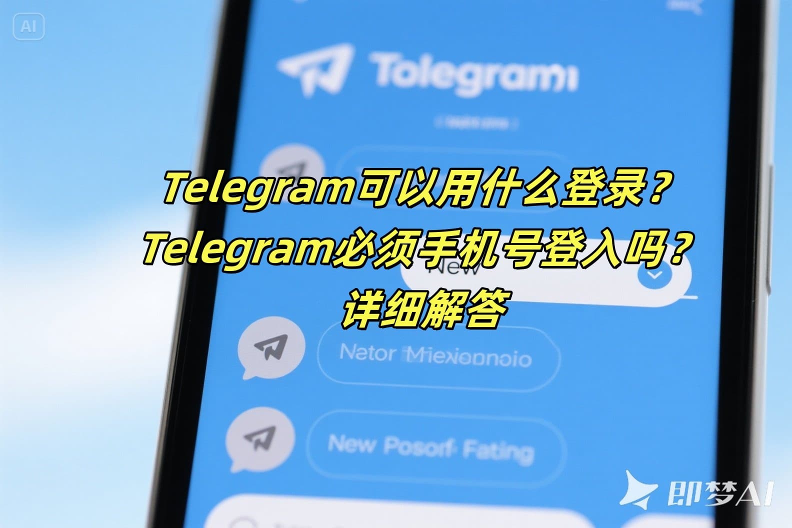Telegram可以用什么登录？Telegram必须手机号登入吗？详细解答