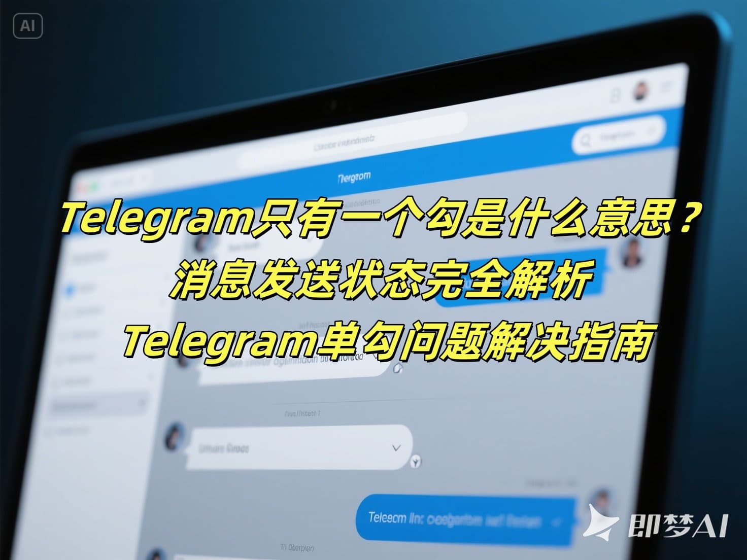 Telegram只有一个勾是什么意思？消息发送状态完全解析 - Telegram单勾问题解决指南