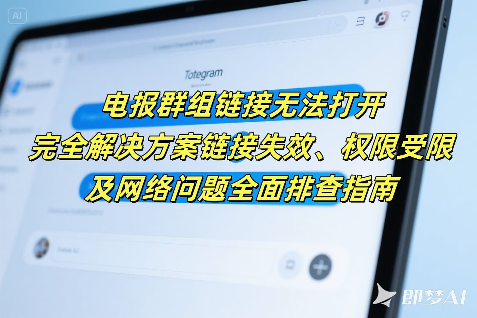 电报群组链接无法打开完全解决方案：链接失效、权限受限及网络问题全面排查指南
