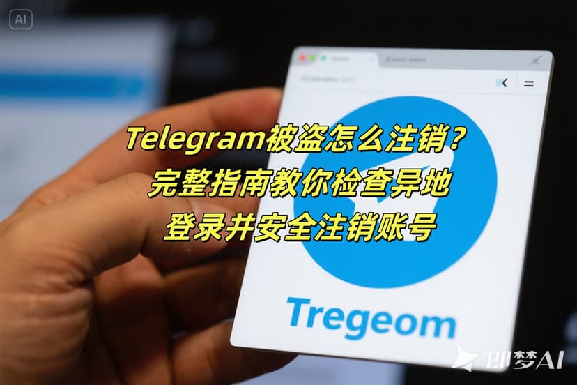 Telegram电报指南: Telegram被盗怎么注销？完整指南教你检查异地登录并安全注销账号