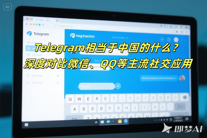 Telegram电报指南: Telegram相当于中国的什么？深度对比微信、QQ等主流社交应用