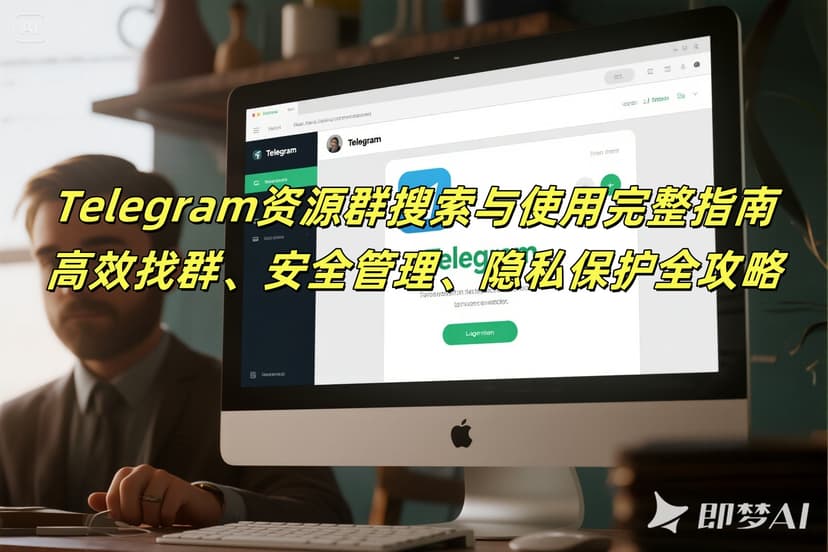 Telegram电报指南: Telegram资源群搜索与使用完整指南2025：高效找群、安全管理、隐私保护全攻略