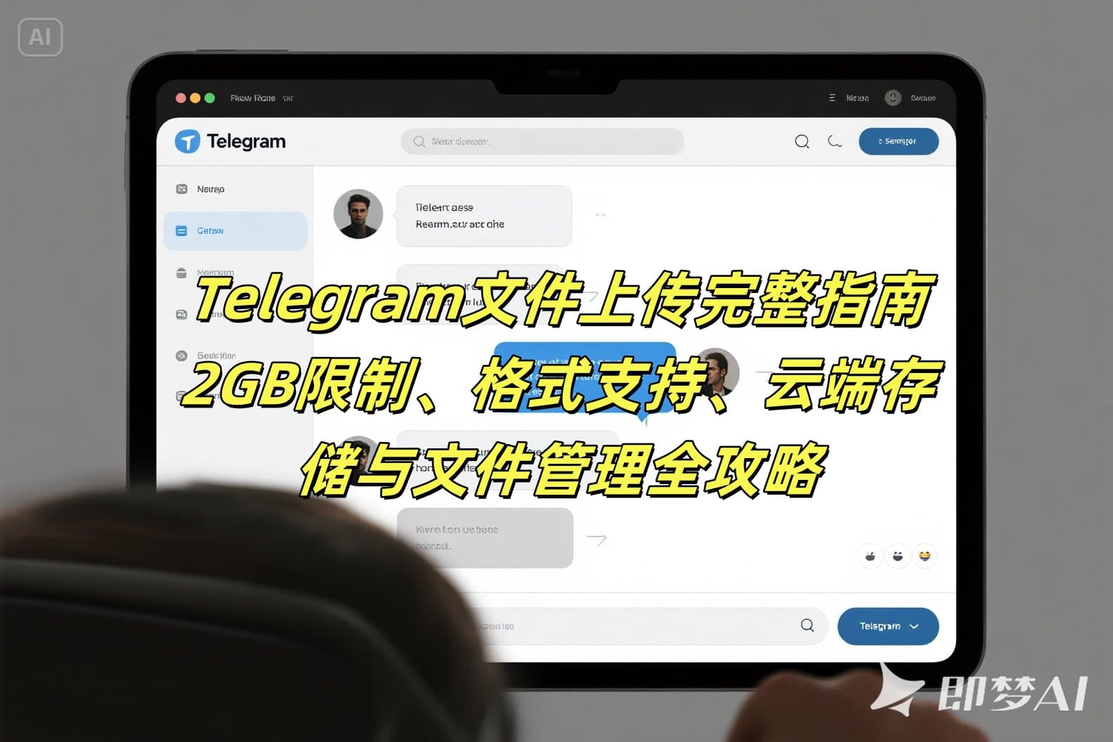 Telegram文件上传完整指南2025：2GB限制、格式支持、云端存储与文件管理全攻略