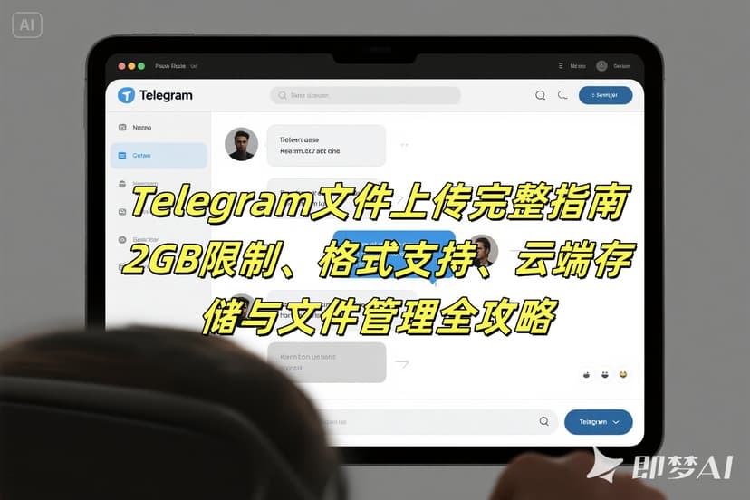 Telegram电报指南: Telegram文件上传完整指南2025：2GB限制、格式支持、云端存储与文件管理全攻略