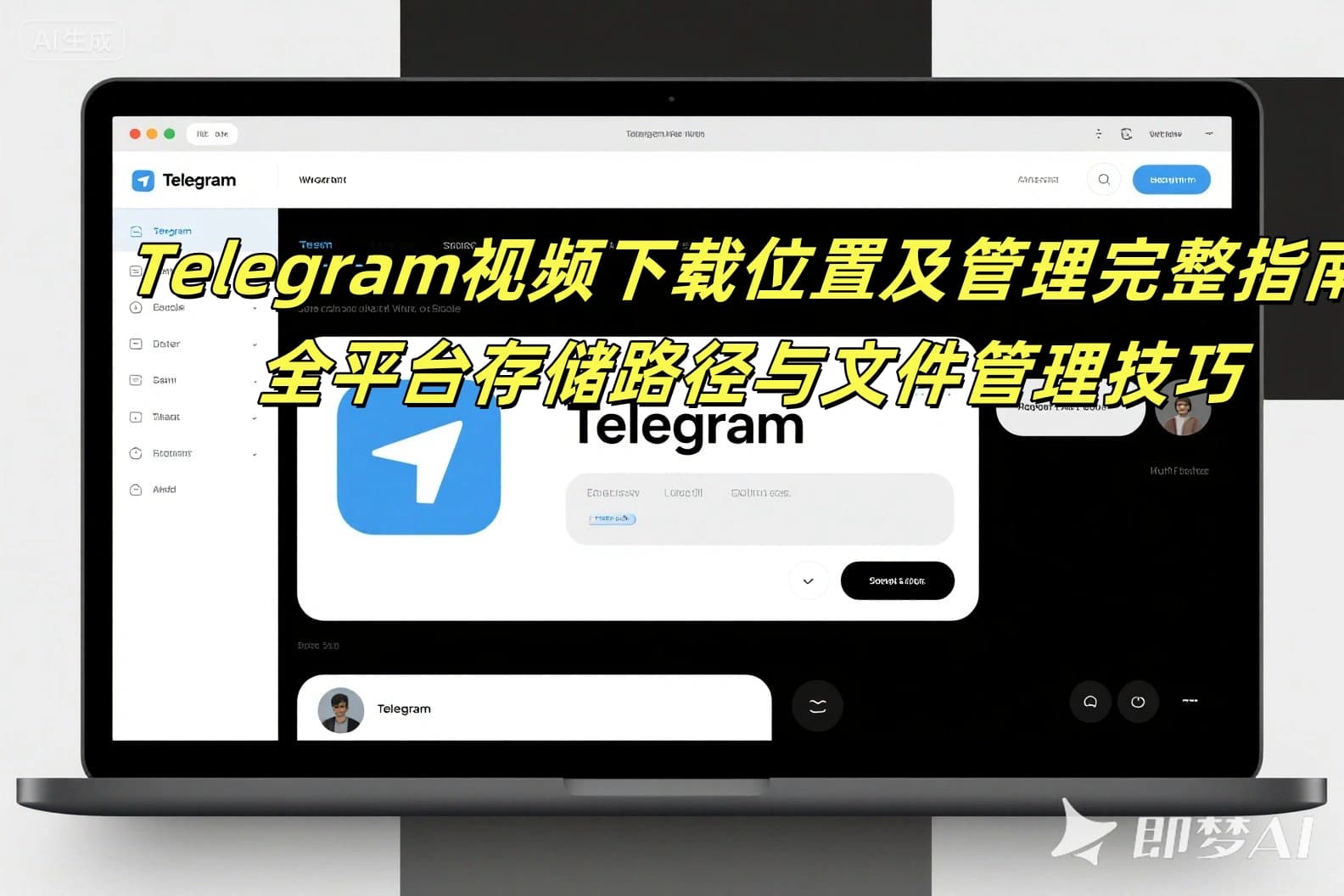 Telegram视频下载位置及管理完整指南2025：全平台存储路径与文件管理技巧