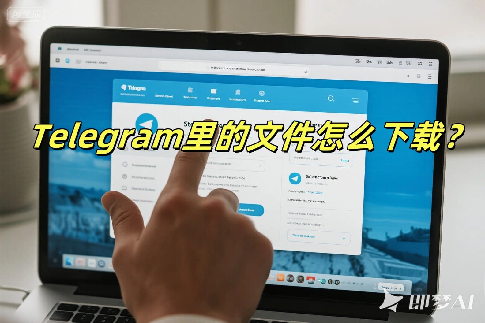 Telegram里的文件怎么下载？