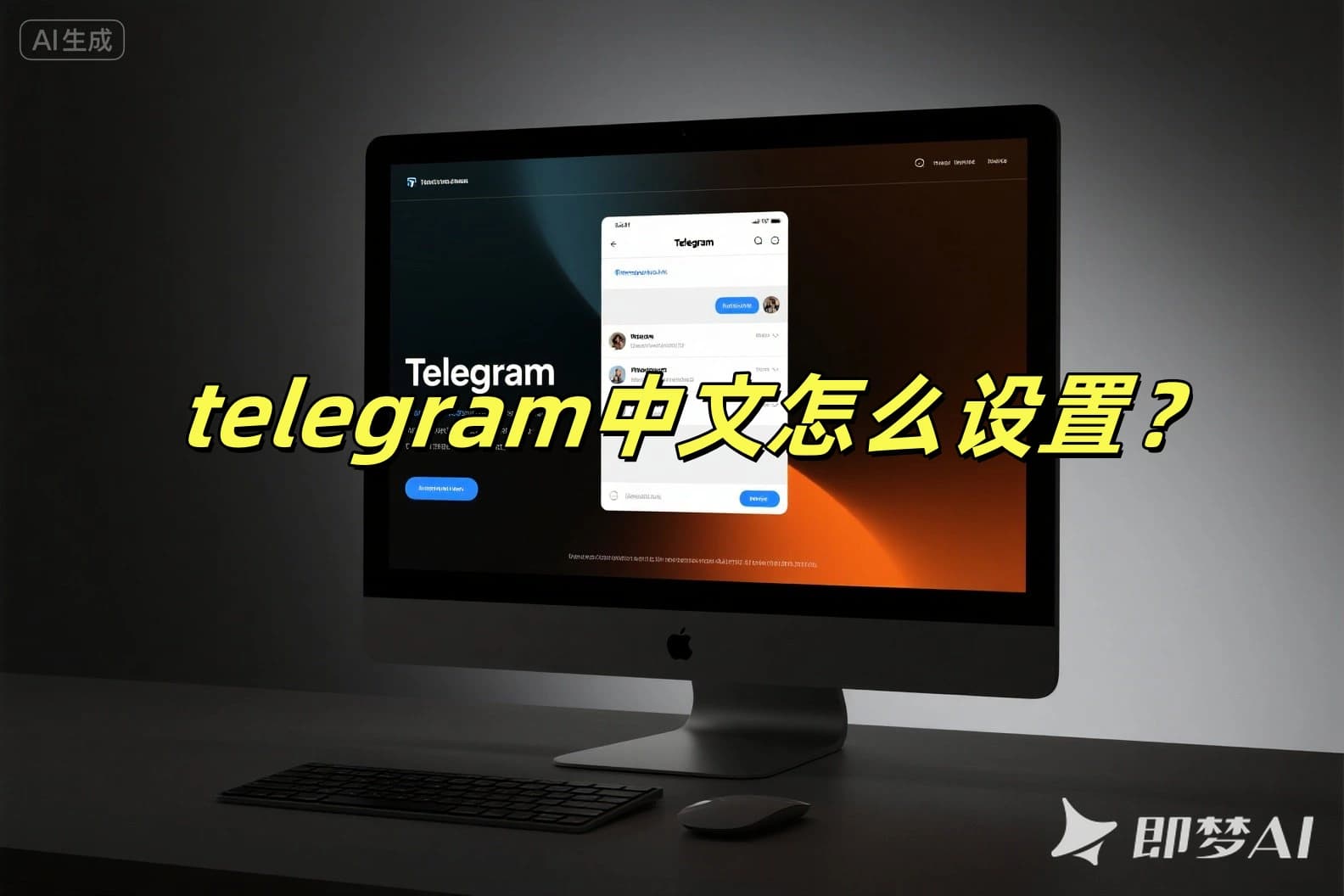 telegram中文怎么设置？