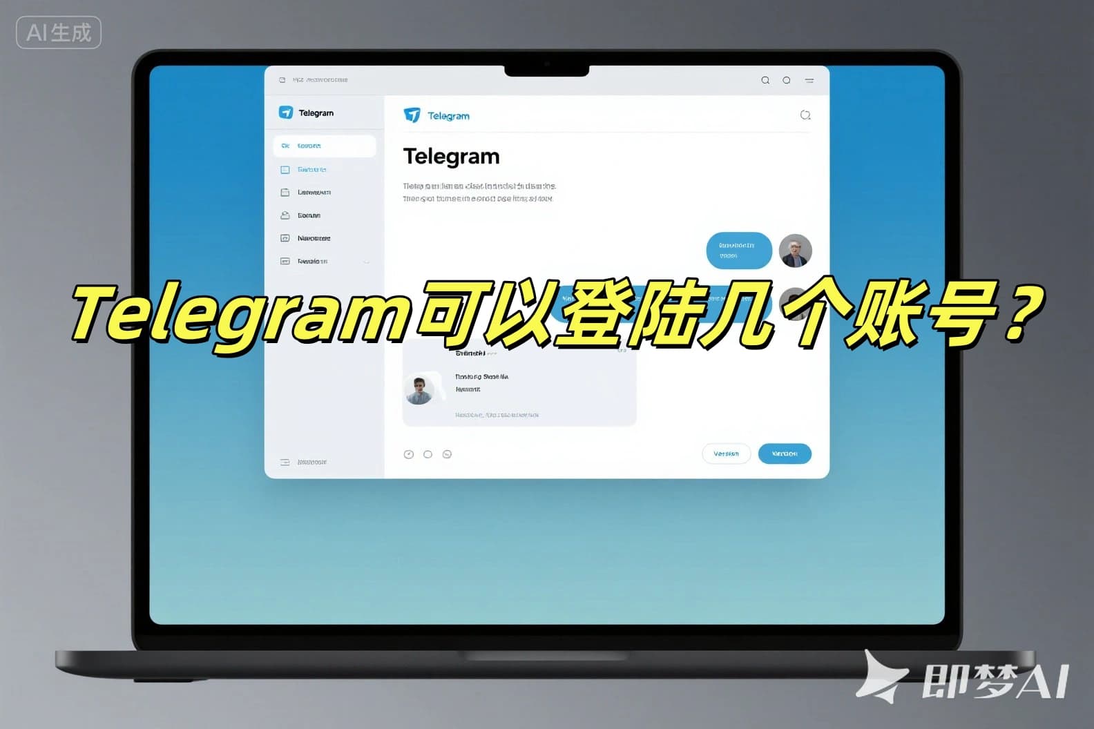 Telegram可以登陆几个账号？