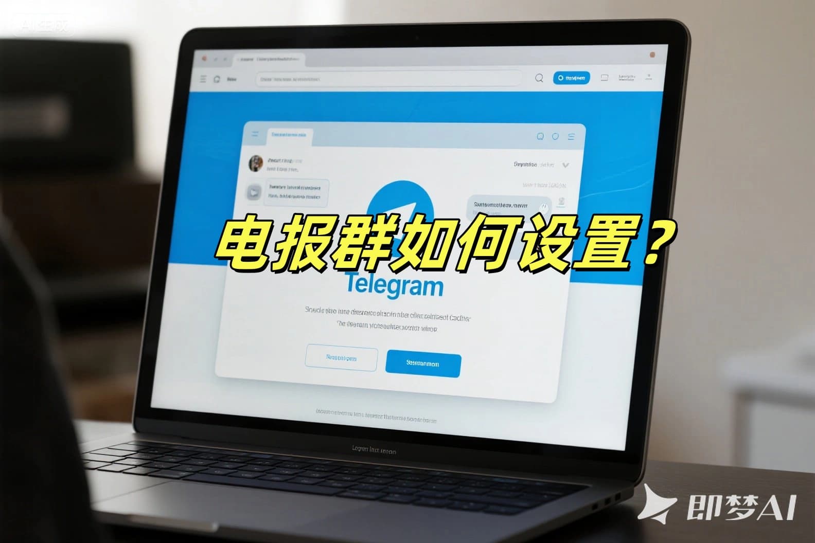 电报群如何设置？