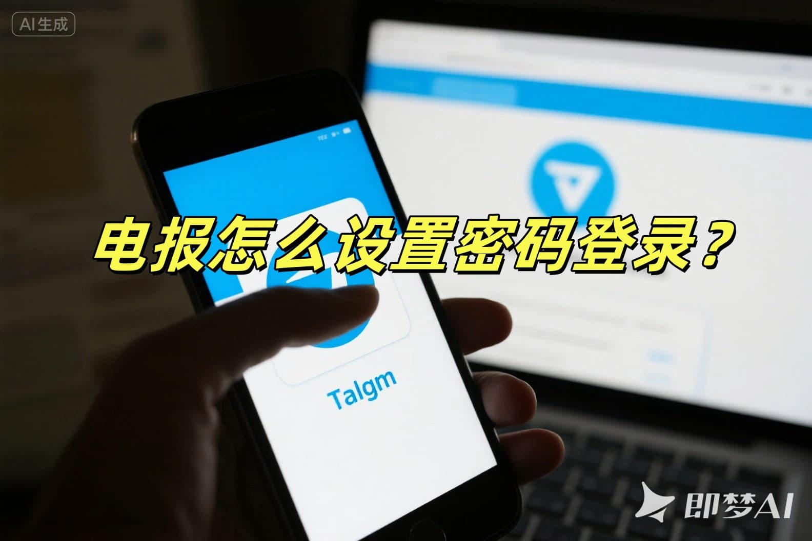 电报怎么设置密码登录？