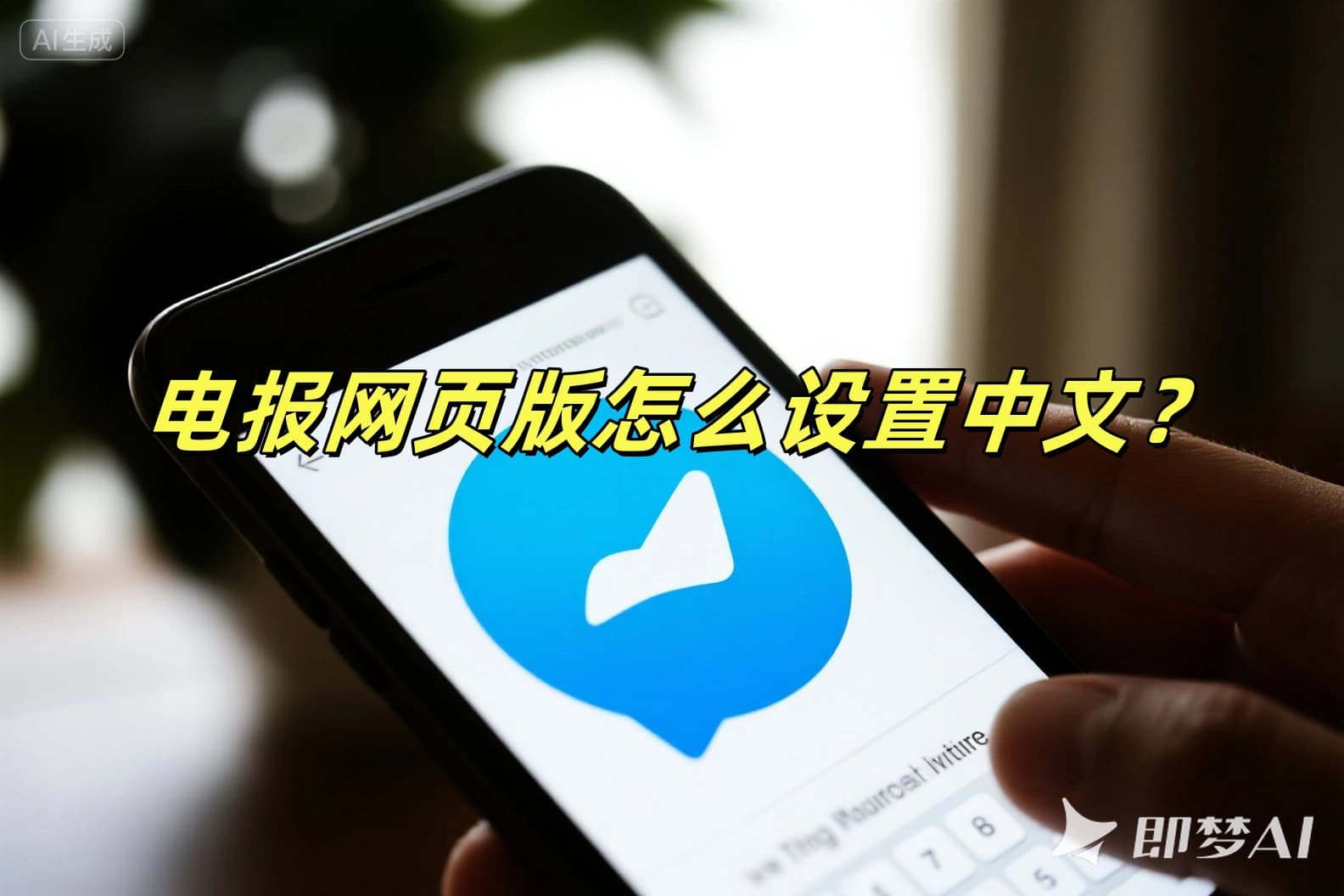 电报网页版怎么设置中文？