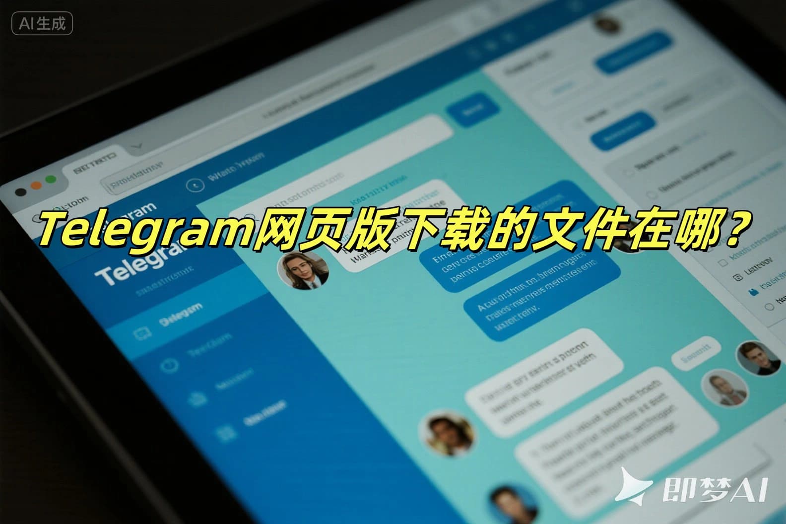 Telegram网页版下载的文件在哪？