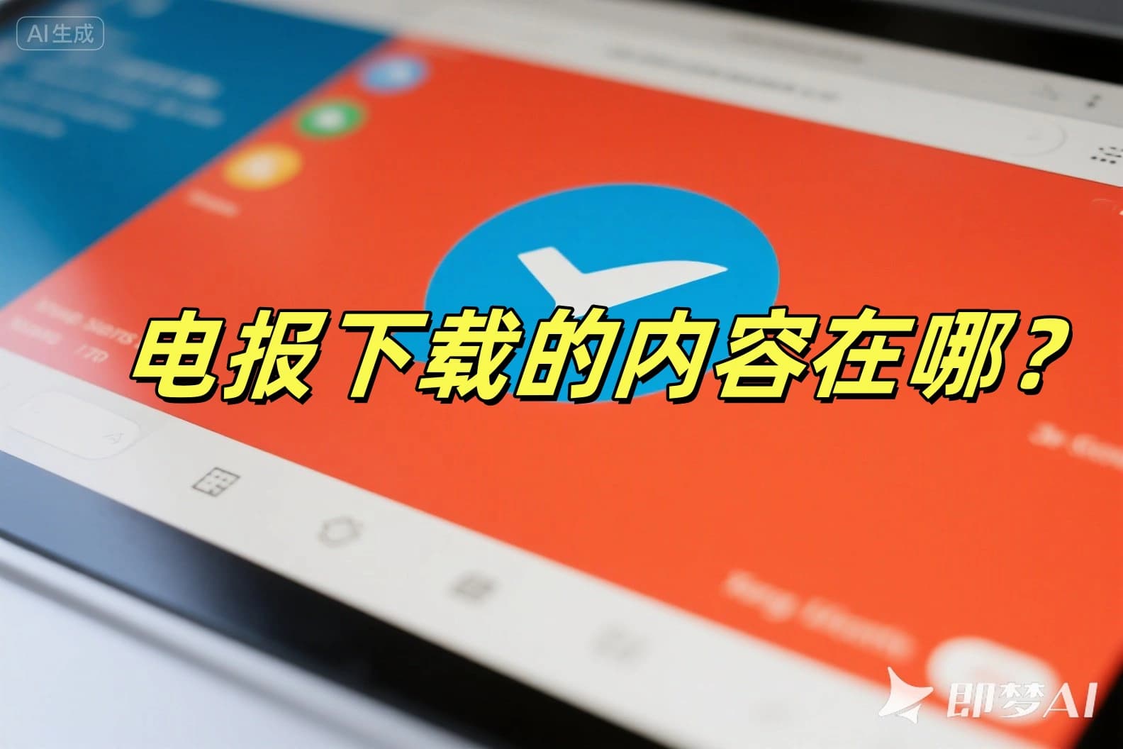 电报下载的内容在哪？
