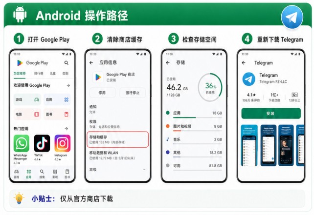 安卓 Telegram APK 无法安装排查