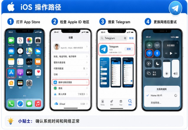 iPhone App Store 搜不到 Telegram 的处理方法