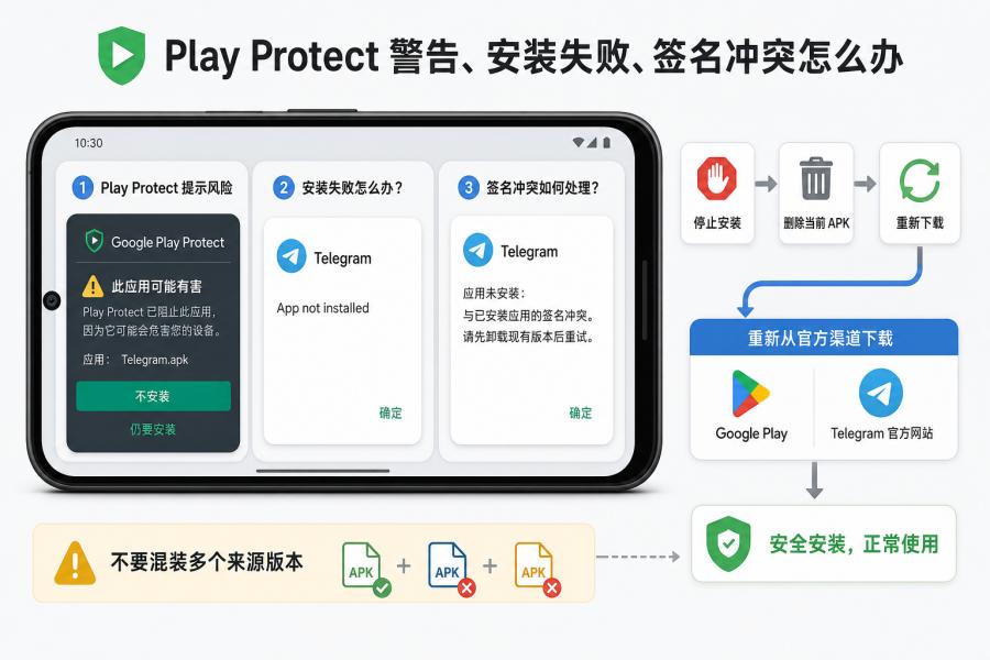 Telegram APK 下载安全吗？官方 APK 安装与安全排查指南 配图 3