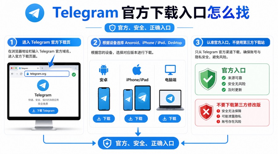 Telegram 最新版本怎么下载?安卓、iOS、Windows、Mac 怎么操作 配图 1