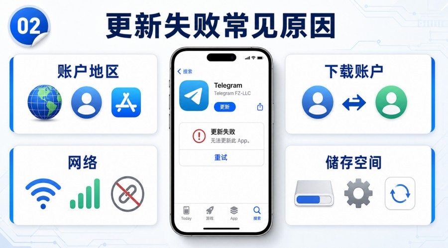 Telegram iOS 更新失败怎么办? - step 1