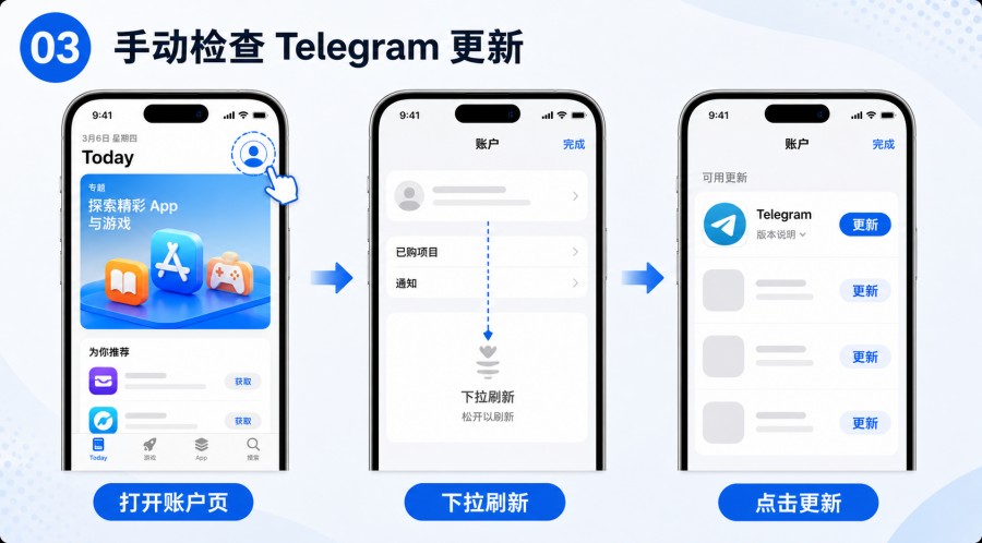 Telegram iOS 更新失败怎么办? - step 2