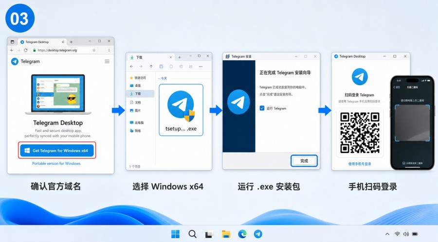 Telegram 官网下载 Windows 版本怎么选 - 配图 2
