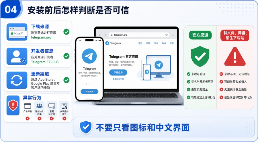 Telegram 怎么安全下载官方入口与假安装包识别指南 - 配图 3