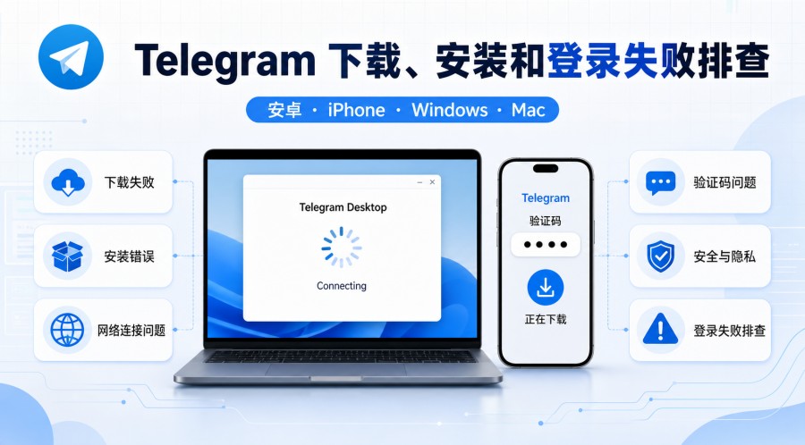 Telegram 下载、安装和登录失败排查指南 illustration
