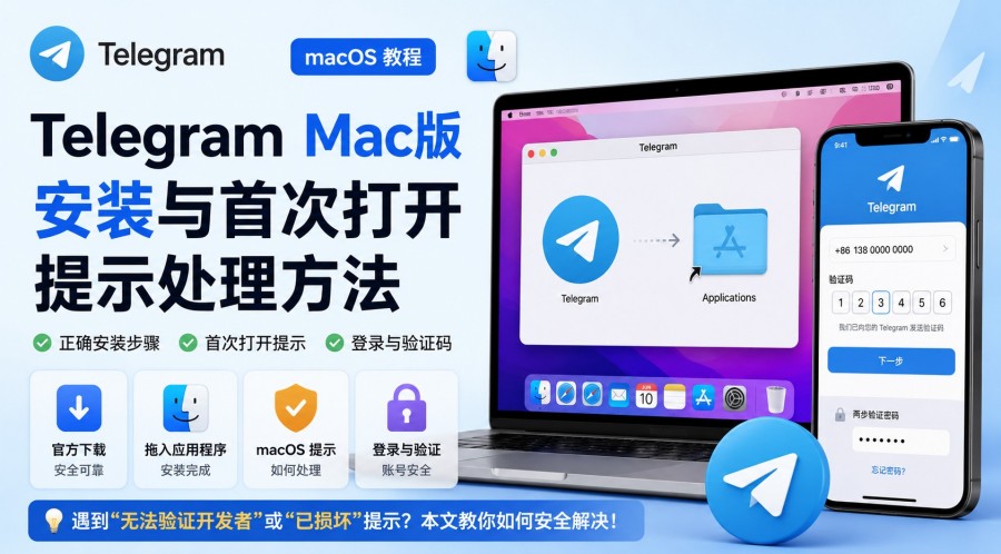 Telegram Mac版拖进 - 博客封面图