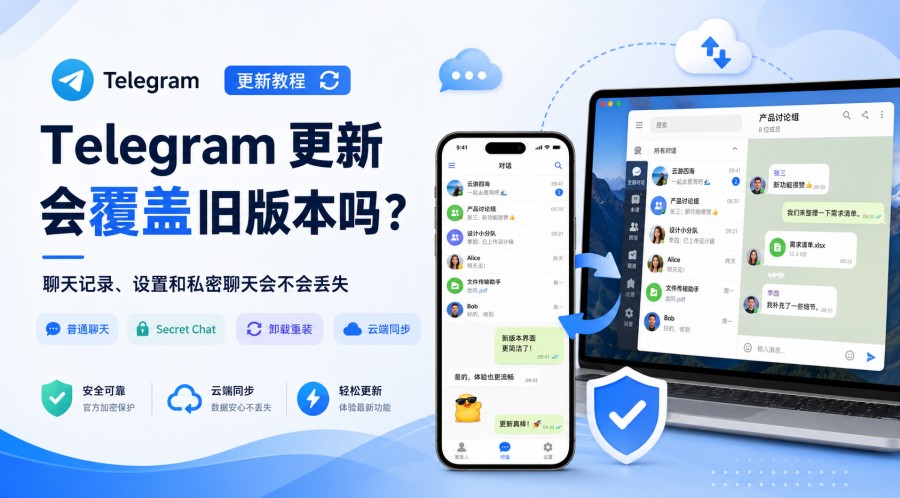Telegram 更新会覆盖旧版本吗 - 博客封面图