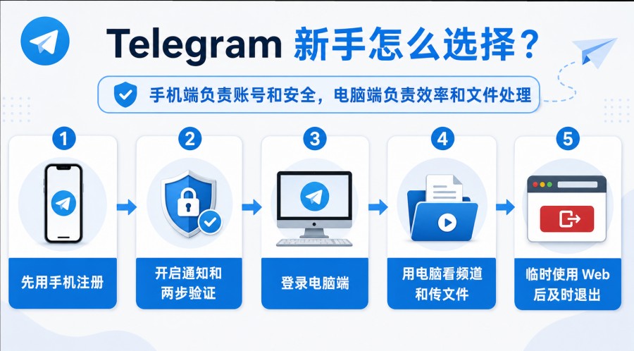 Telegram 电脑端和手机版有什么区别?新手该怎么选择 配图 3