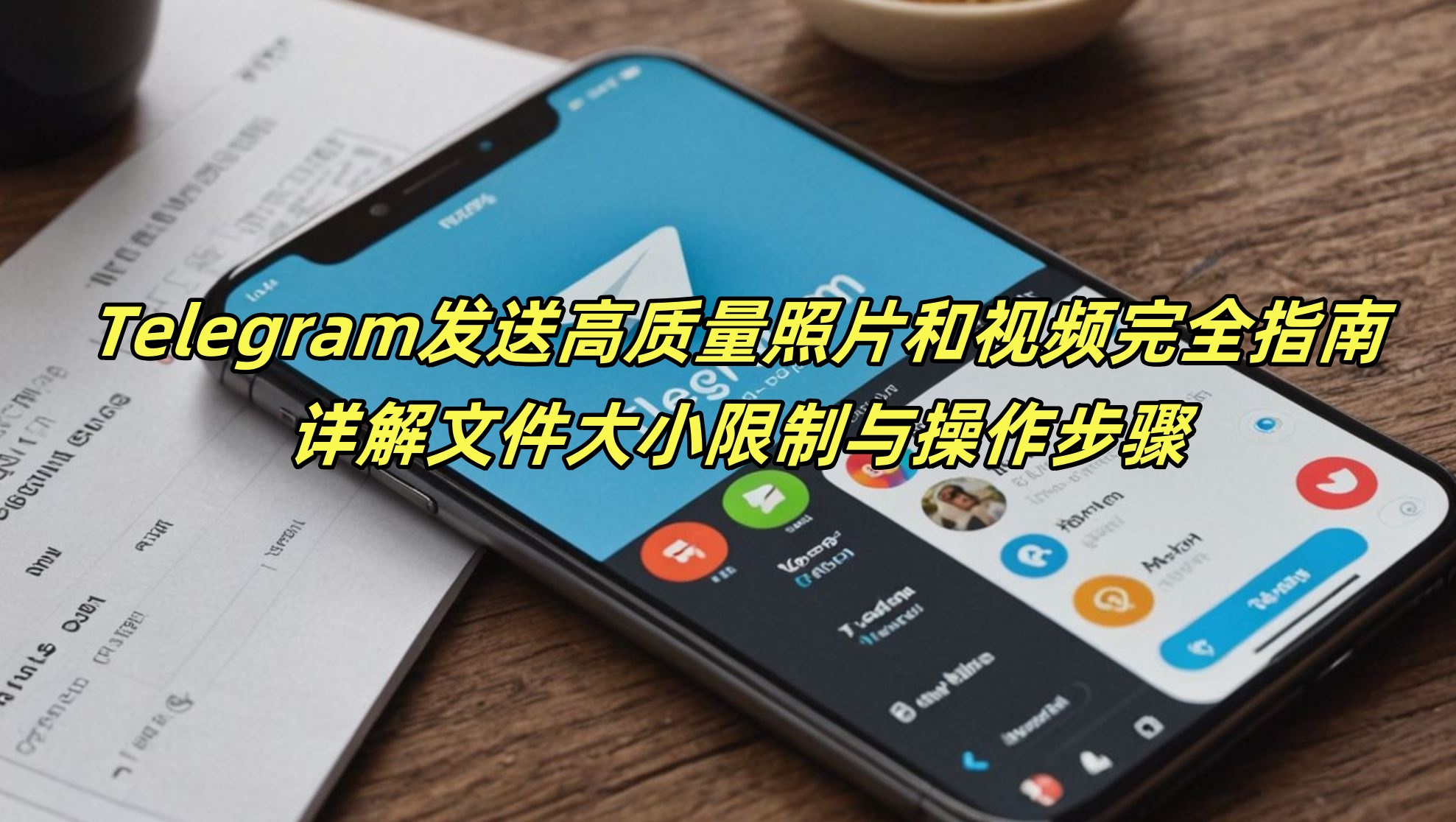 Telegram发送高质量照片和视频完全指南：详解文件大小限制与操作步骤