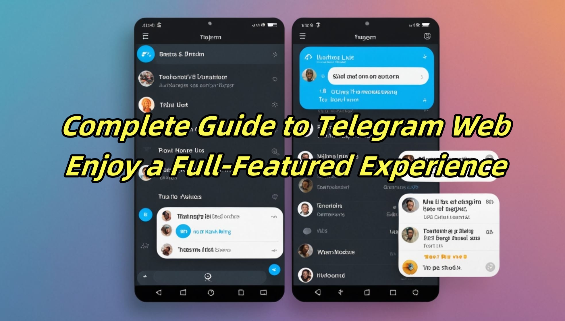 Complete Guide to Telegram Web: Enjoy a Full-Featured Experience