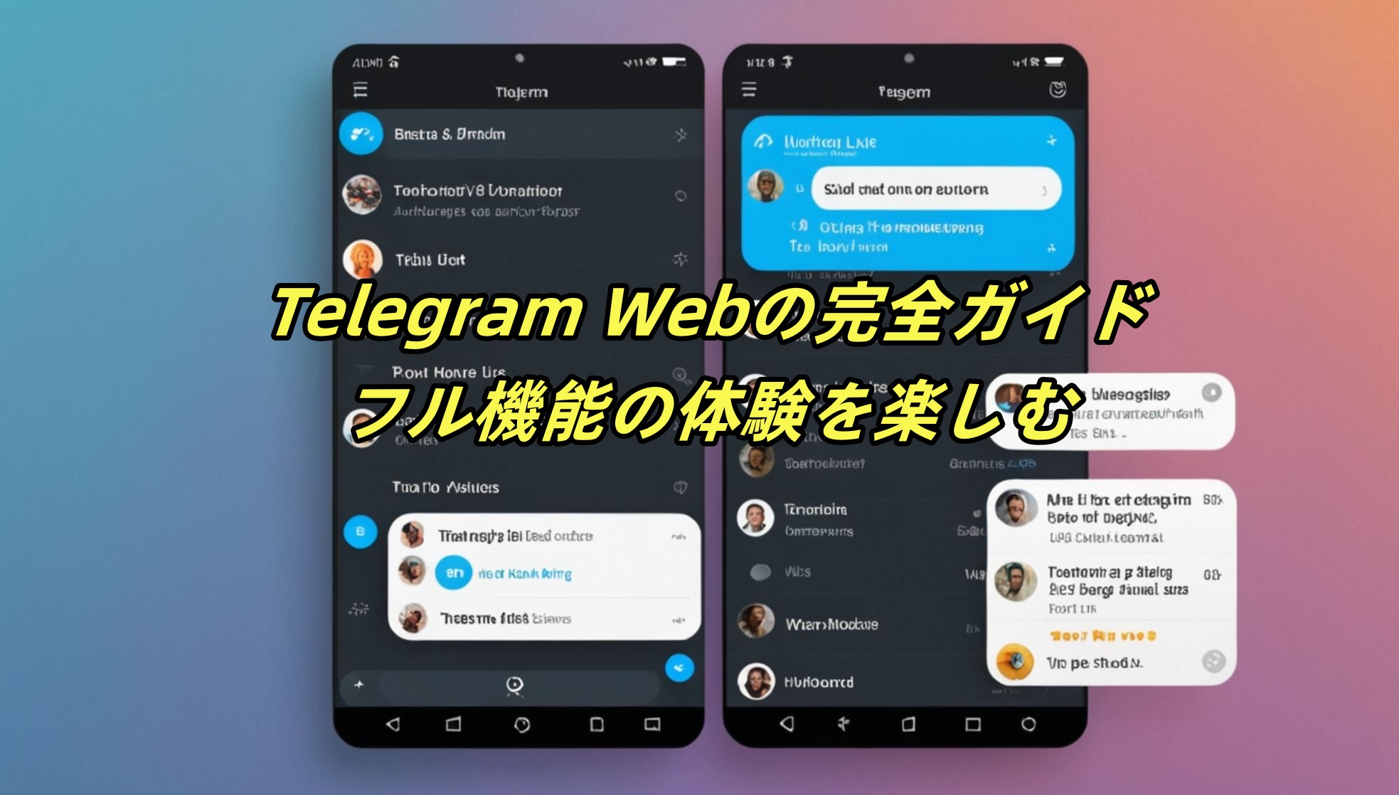 Telegram Webの完全ガイド：フル機能の体験を楽しむ