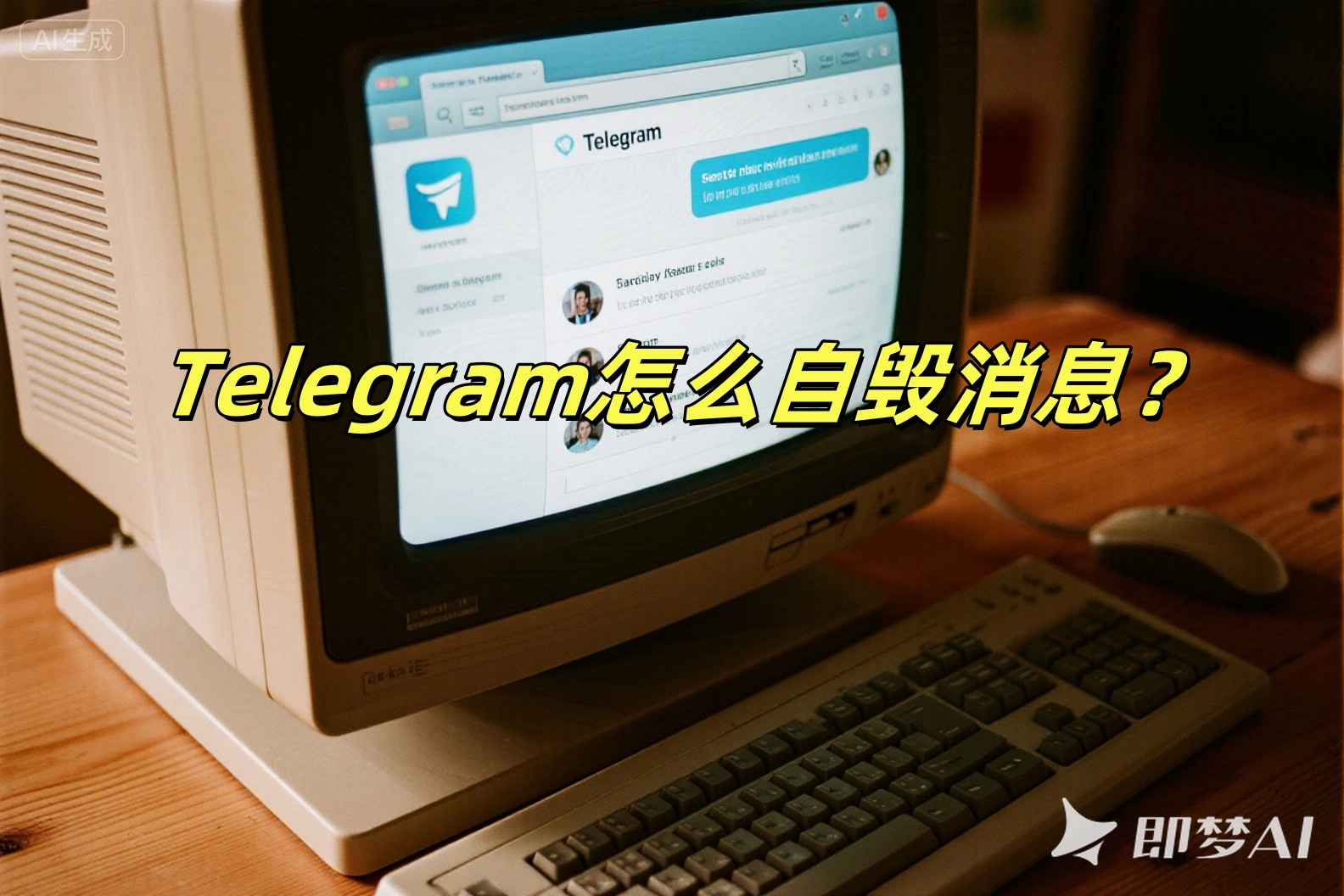 Telegram怎么自毁消息