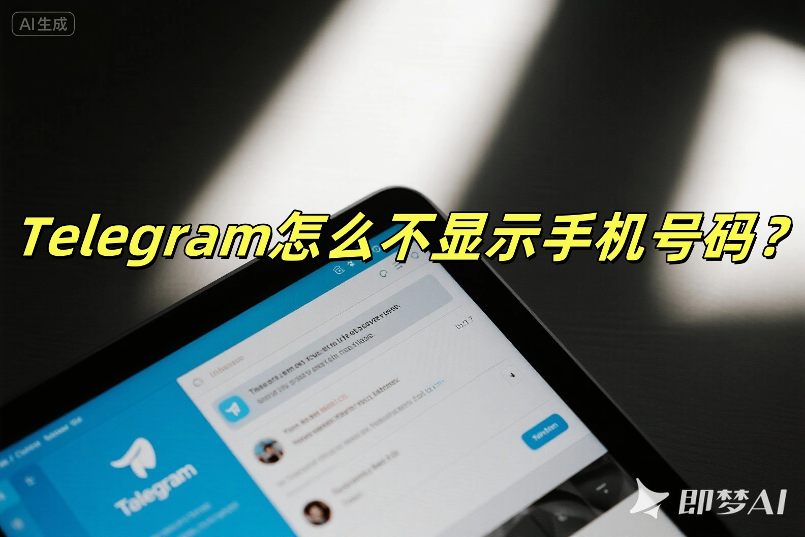 Telegram怎么不显示手机号码