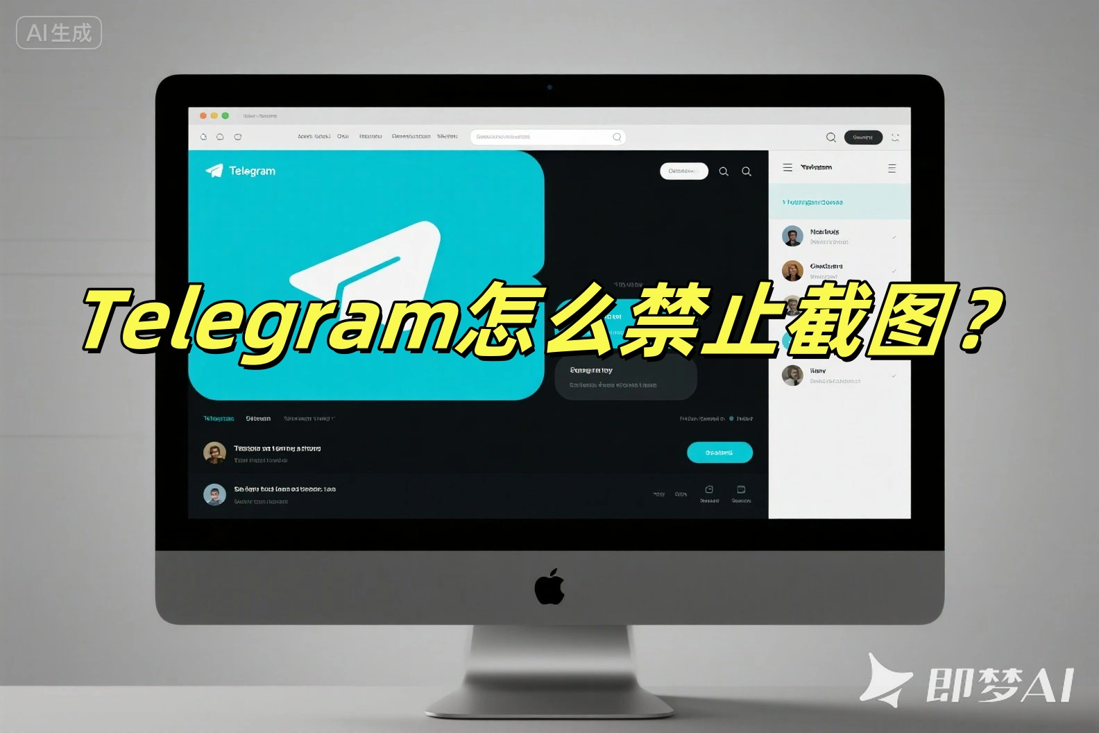 Telegram怎么禁止截图