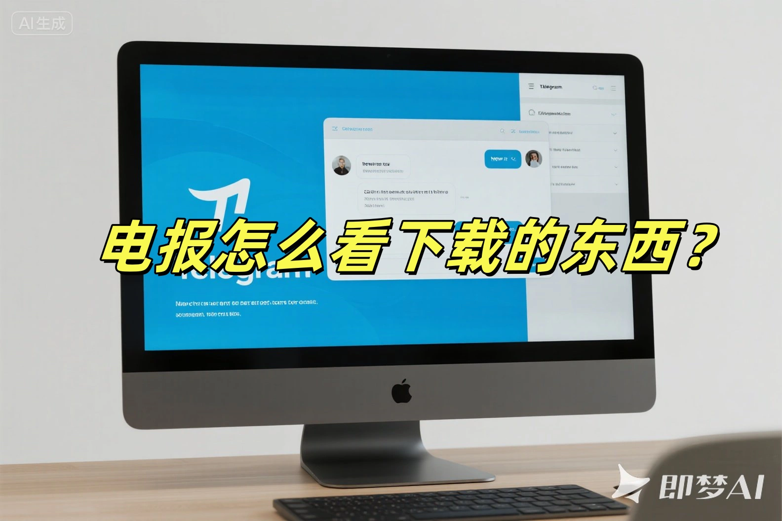 电报怎么看下载的东西