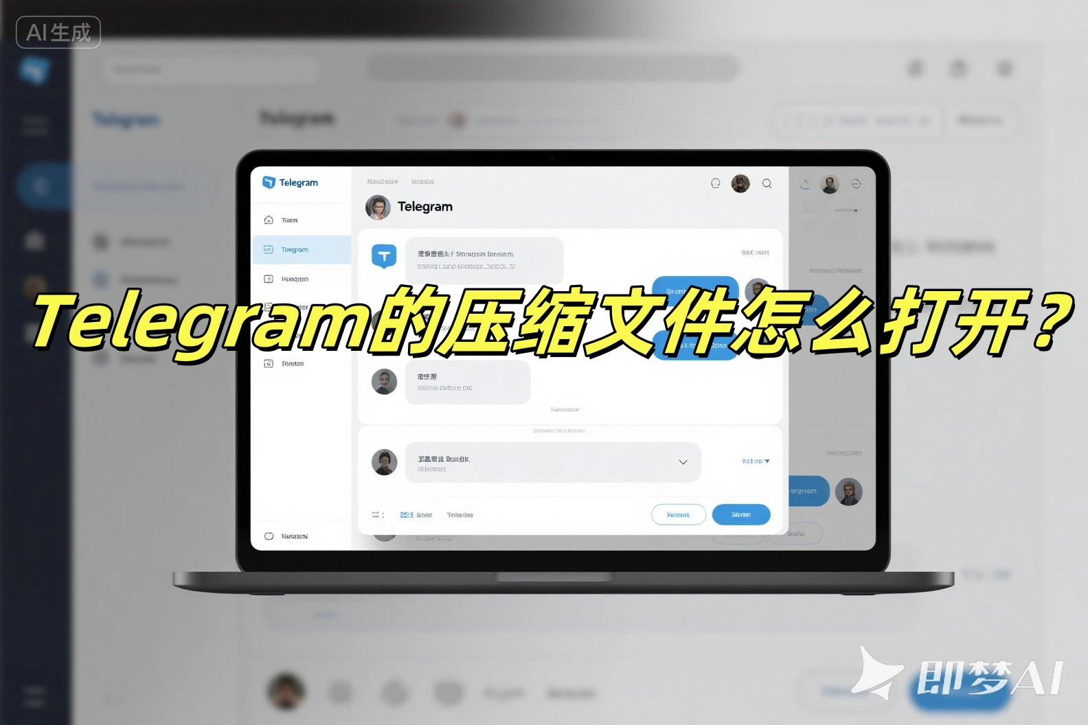 Telegram的压缩文件怎么打开