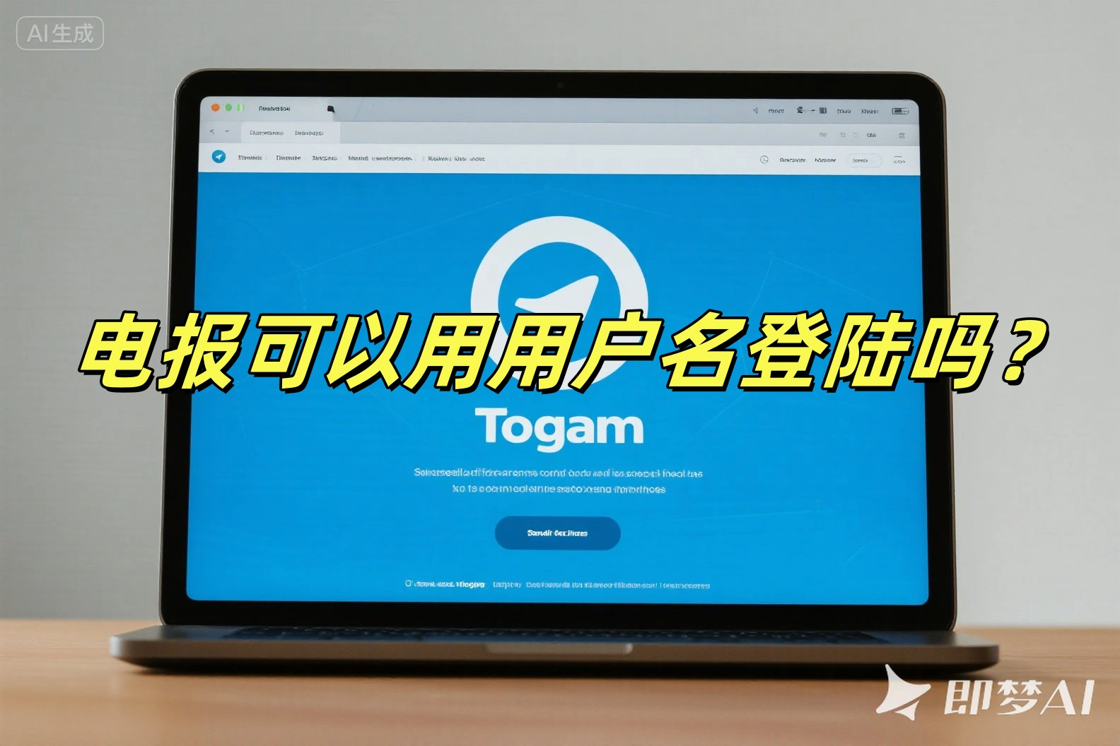 电报可以用用户名登陆吗