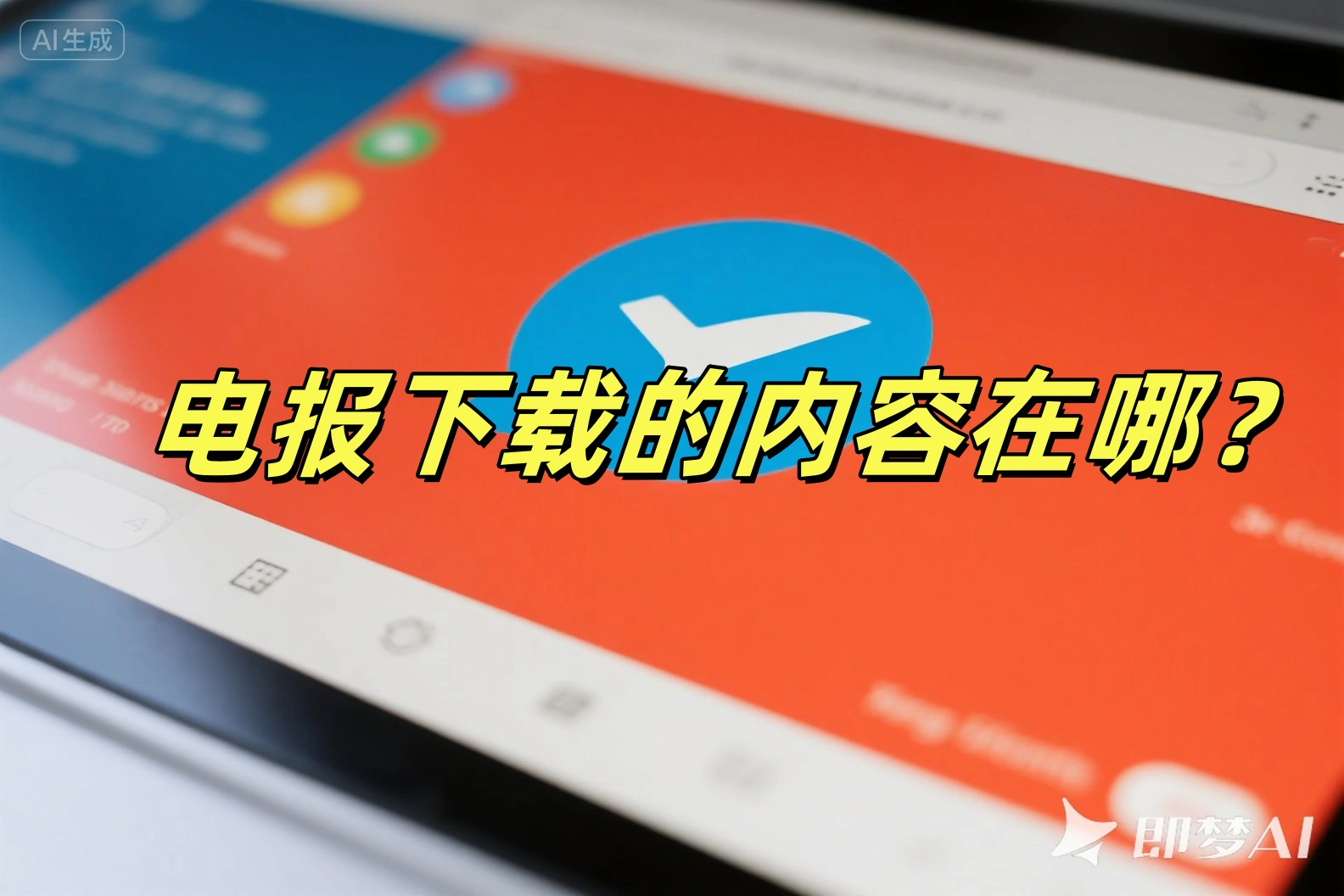 电报下载的内容在哪？